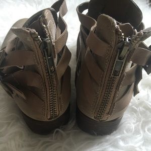 just fab Shoes - Tan strappy booties just fab Shoes - Tan strappy booties